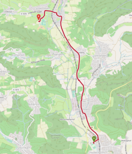 Routing von Haubersbronn nach Schlechtbach