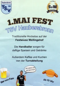 1. Mai Fest des TSV Haubersbronn, organisiert von der Handball-Abteilung
